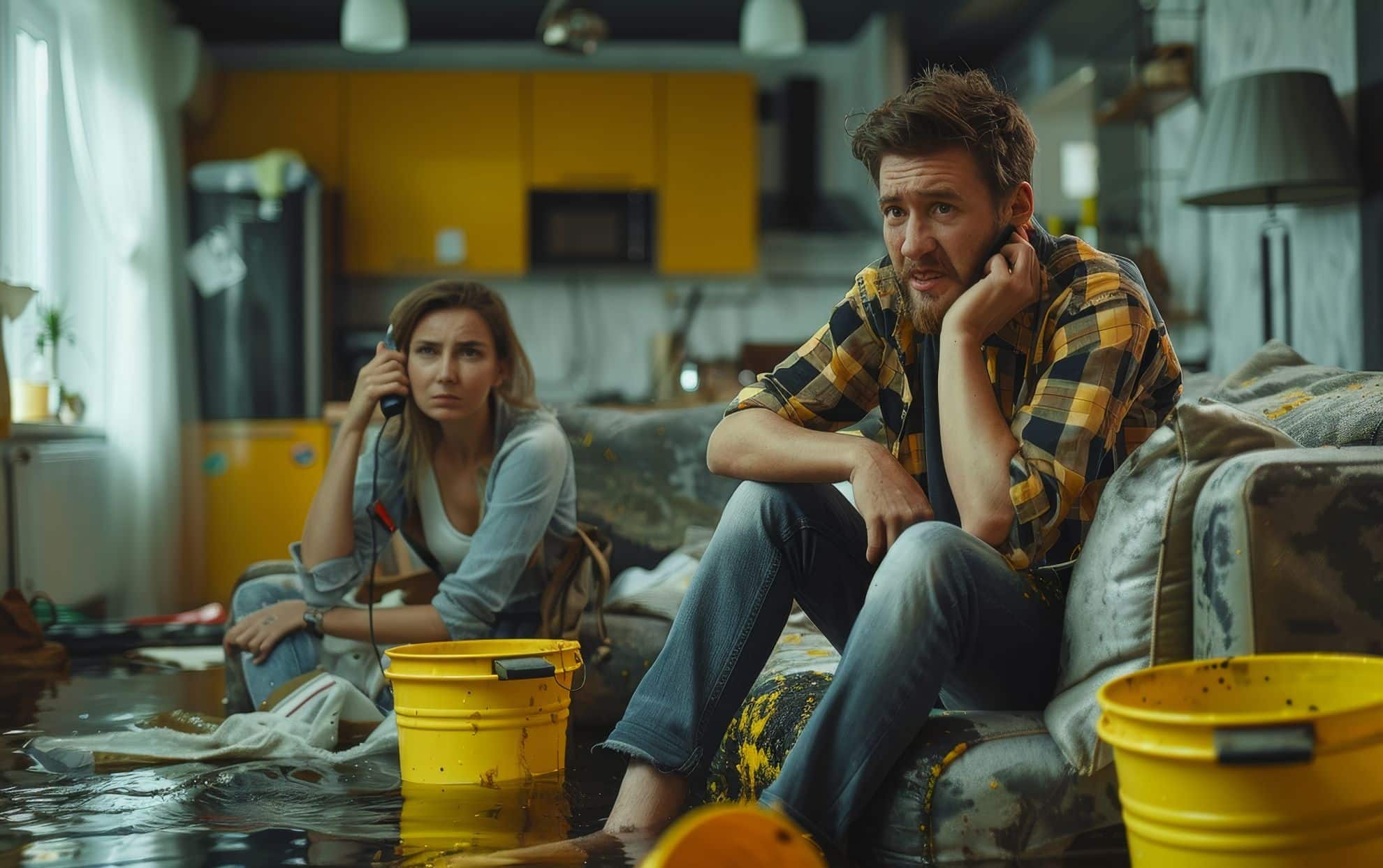 couple-sitting-flooded-couch-home-after-water-damageweb